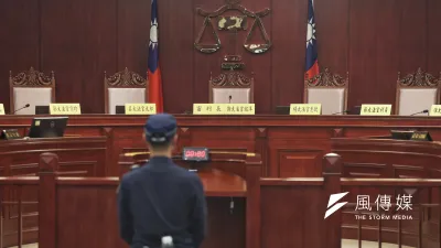 憲法法庭癱瘓的癥結在總統不在立委。(柯承惠攝)