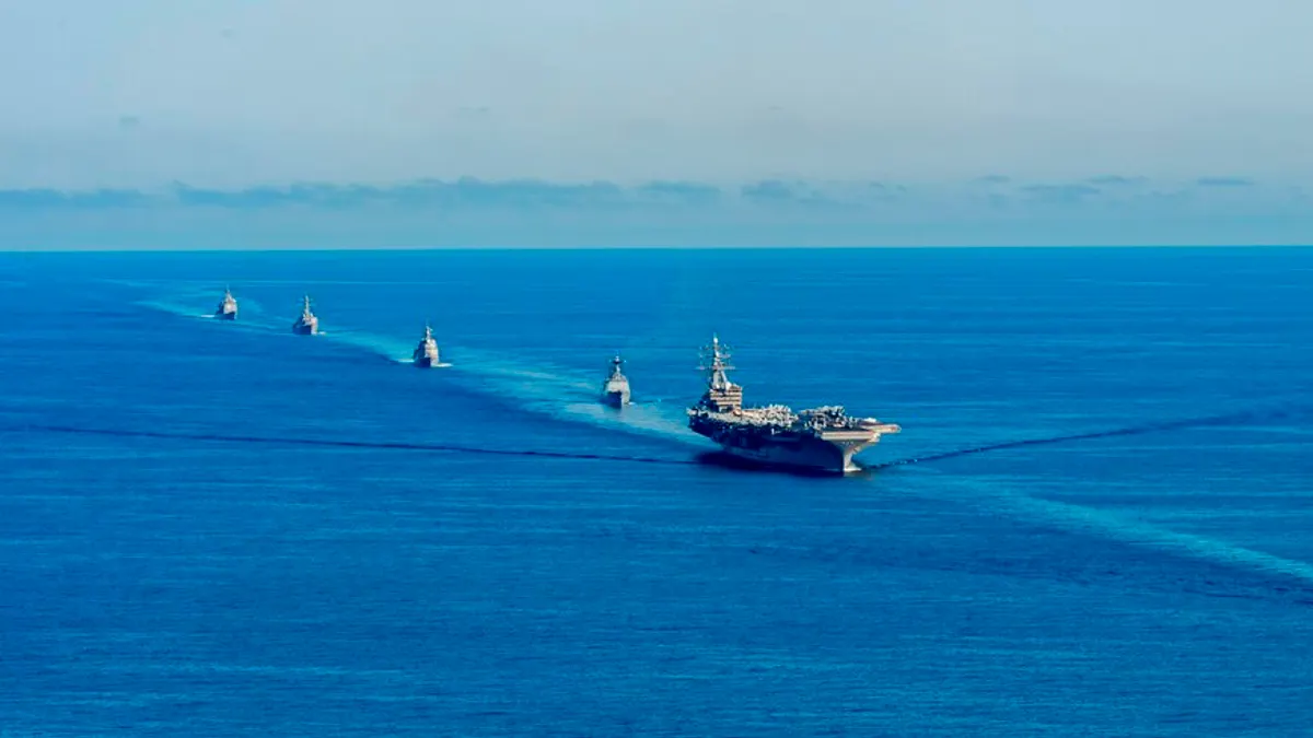 美日韓將「台海和平與穩定」納入三邊外交架構,意味著台海議題已從臨時聲明升級為制度化關切,背後是戰略、經濟與法理三層作用的疊合。(美聯社) 美日韓將「台海和平與穩定」納入三邊外交架構,意味著台海議題已從臨時聲明升級為制度化關切,背後是戰略、經濟與法理三層作用的疊合。(美聯社)