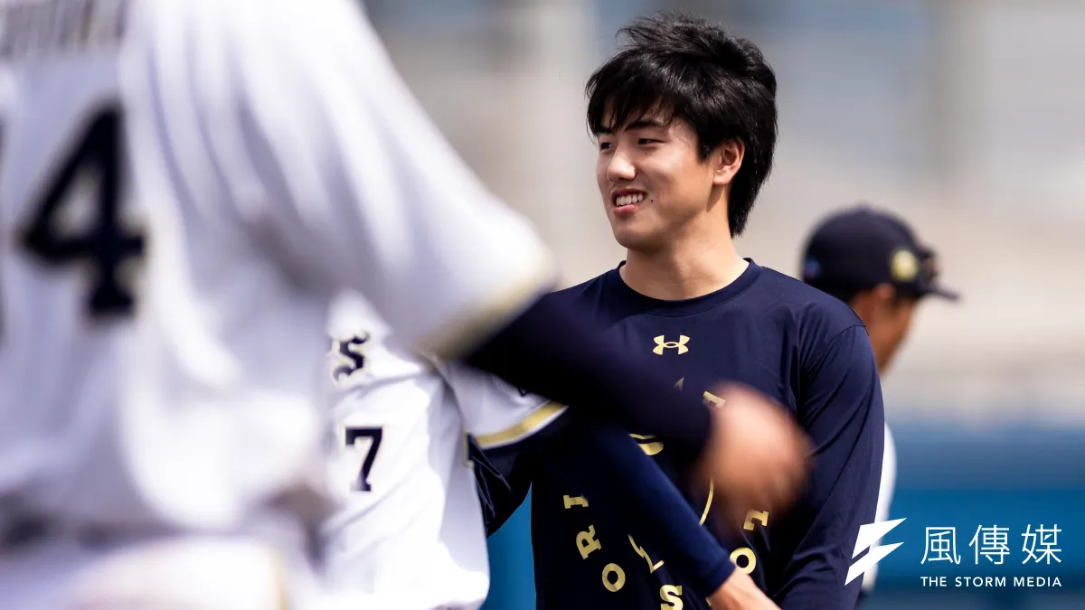 オリックスの台湾出身右腕、陳睦衡投手は5回を1安打無失点に抑え、今季2勝目。支配下登録後は2試合連続で勝利投手となった。(写真/丁勤紜撮影)