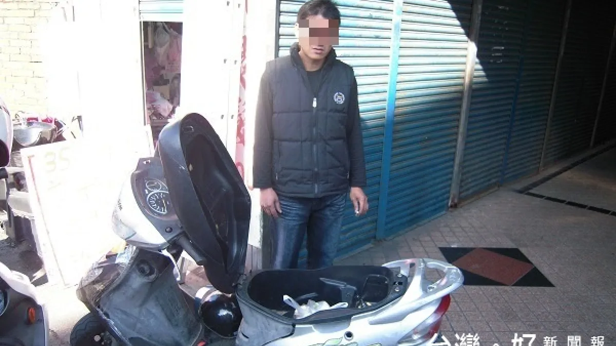 竊賊騎贓車逛大街 警眼尖盤查逮獲