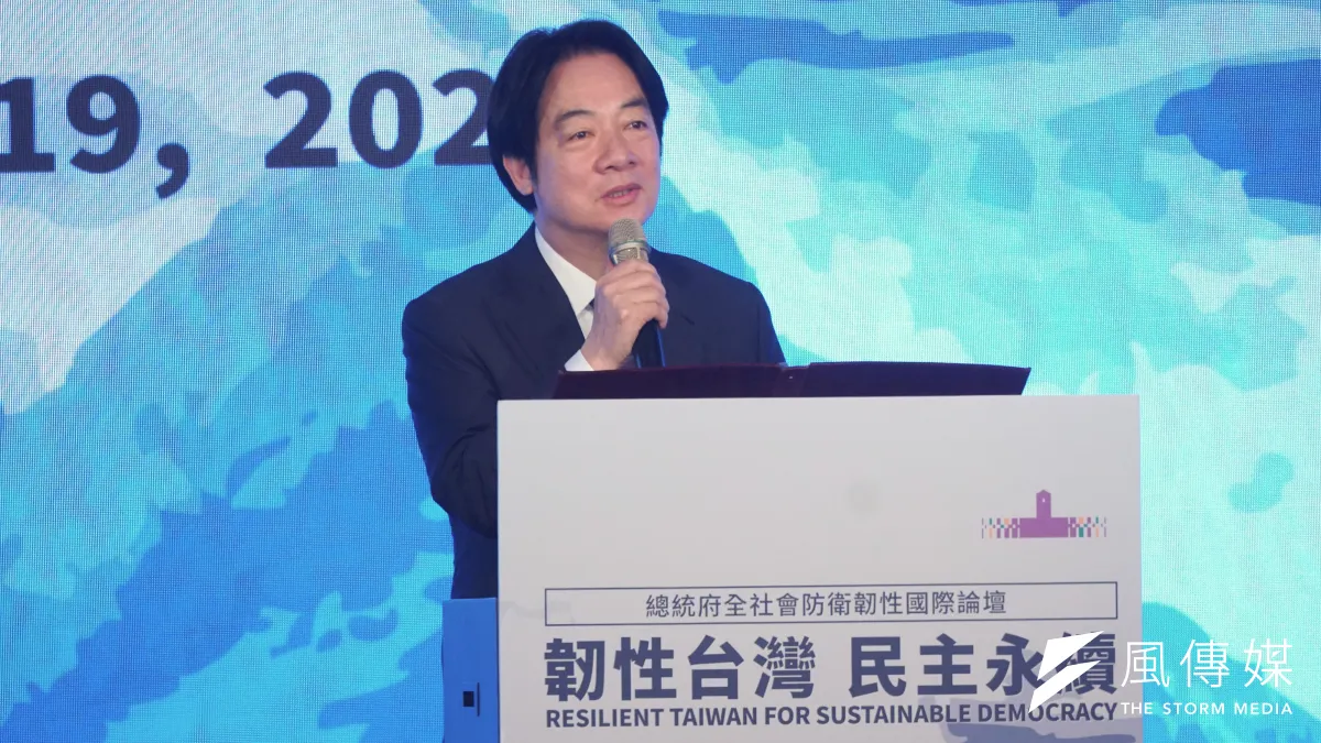 台灣勵志協會今(23)日公布9月台灣情勢調查,針對總統賴清德政府的施政滿意度,結果顯示攀升至62%。(資料照,蔡親傑攝)