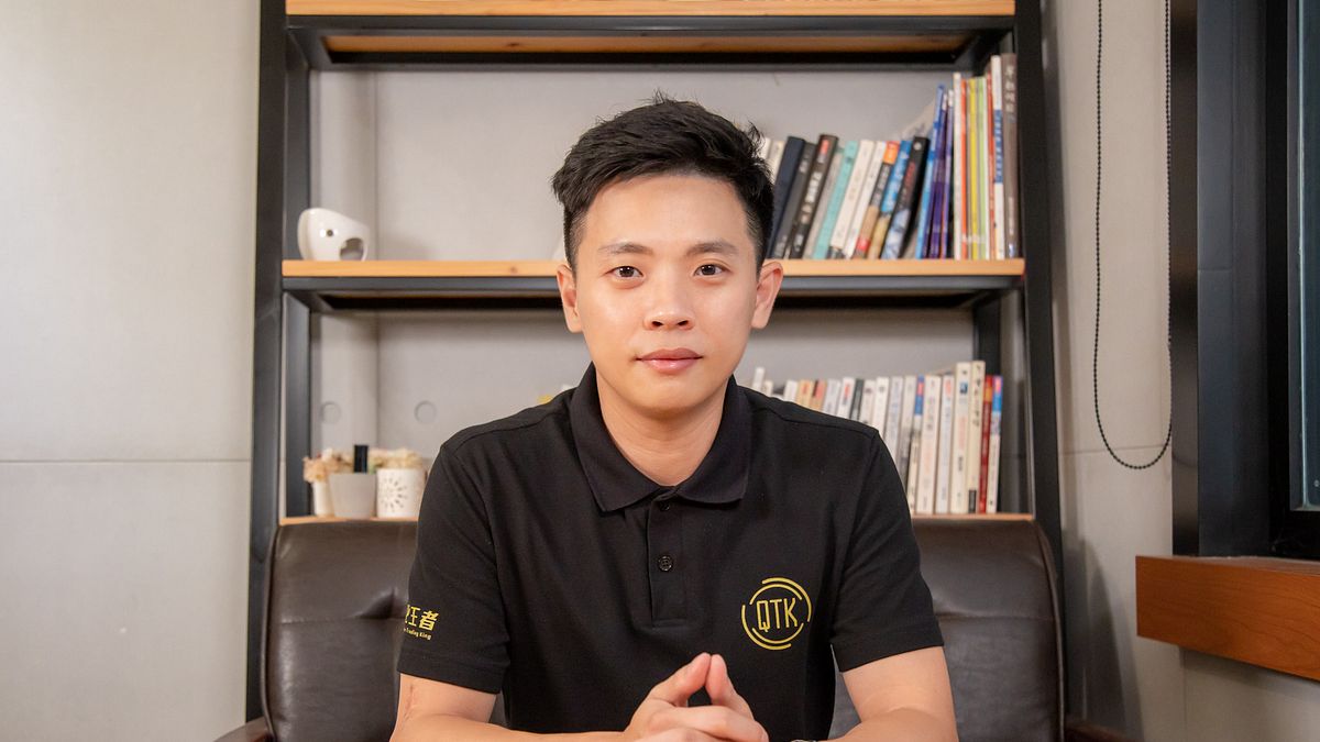 量化王者董事長林柏文希望打造安全理財交易平台。(圖片來源:量化王者) 量化王者董事長林柏文希望打造安全理財交易平台。(圖片來源:量化王者)