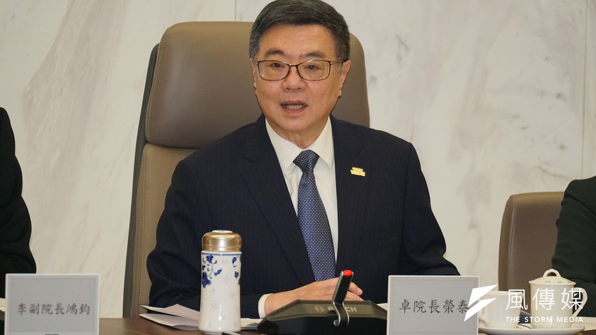 行政院長卓榮泰連鮮奶都發不好,只會攻擊地方政府。(蔡親傑攝) 行政院長卓榮泰連鮮奶都發不好,只會攻擊地方政府。(蔡親傑攝)