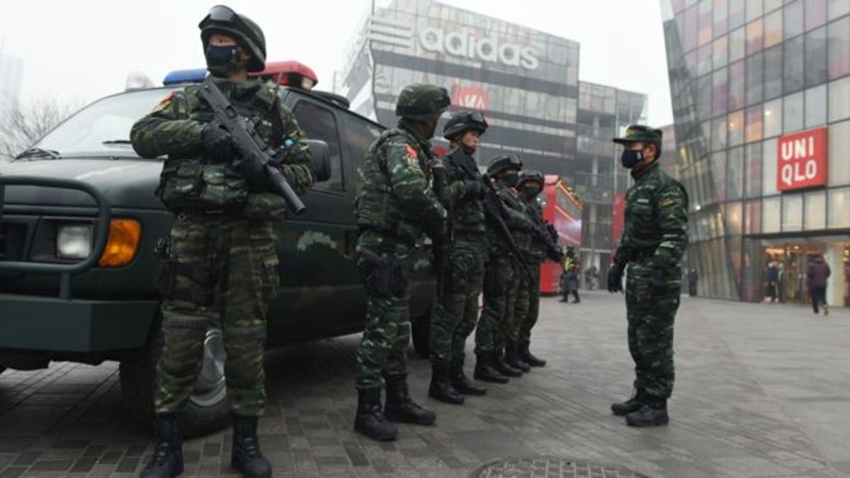 這是中國首部專門針對恐怖主義的立法。(BBC中文網) 這是中國首部專門針對恐怖主義的立法。(BBC中文網)