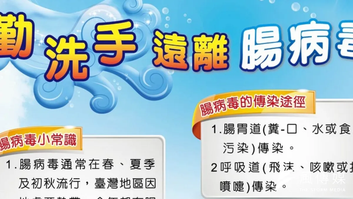 台中市政府衛生局推出腸病毒防治方案。(取自台中市政府衛生局網站)