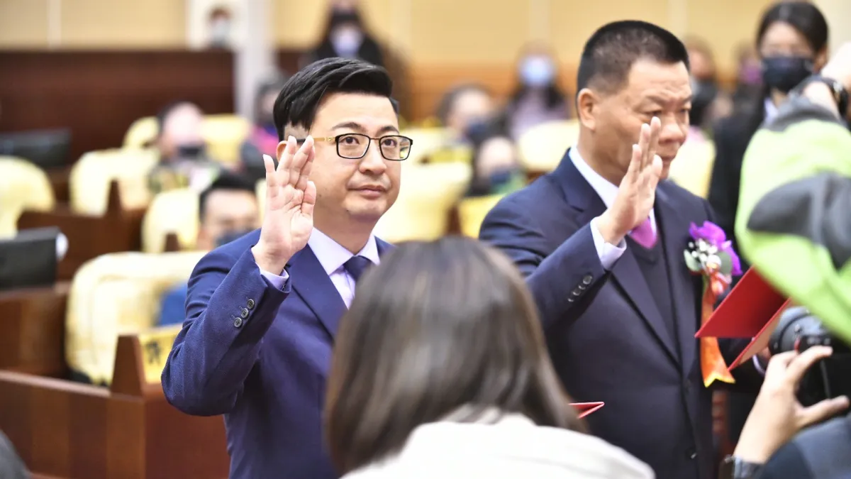 彰化縣議會議長謝典林日前宣布退出國民黨。(圖/彰化縣議會)