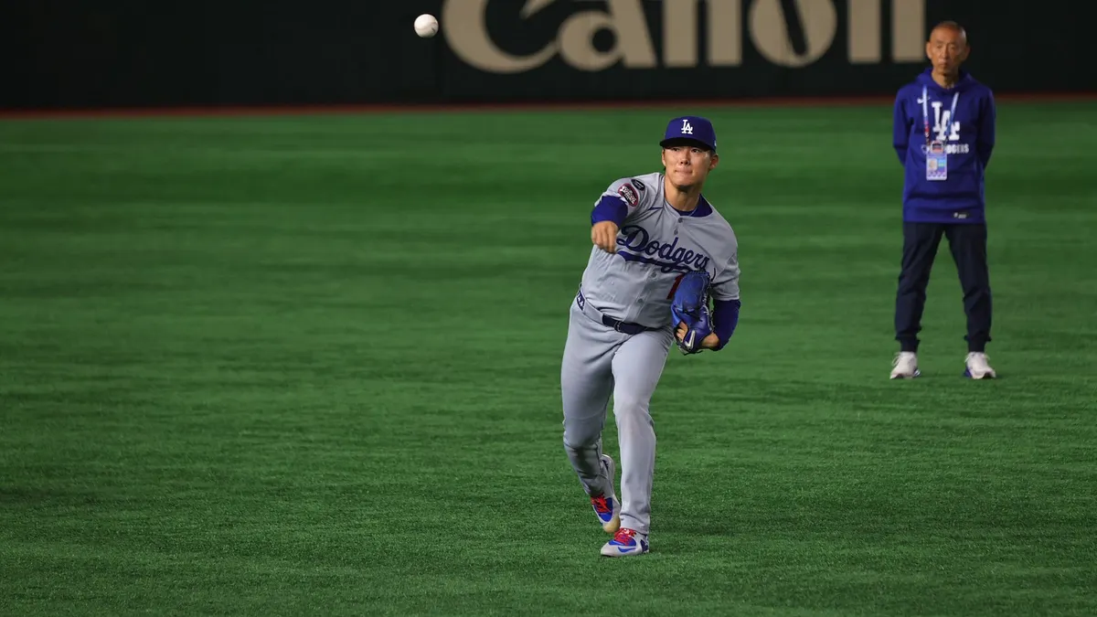ドジャースの日本人投手・山本由伸。(撮影/陳志豪) ドジャースの日本人投手・山本由伸。(撮影/陳志豪)
