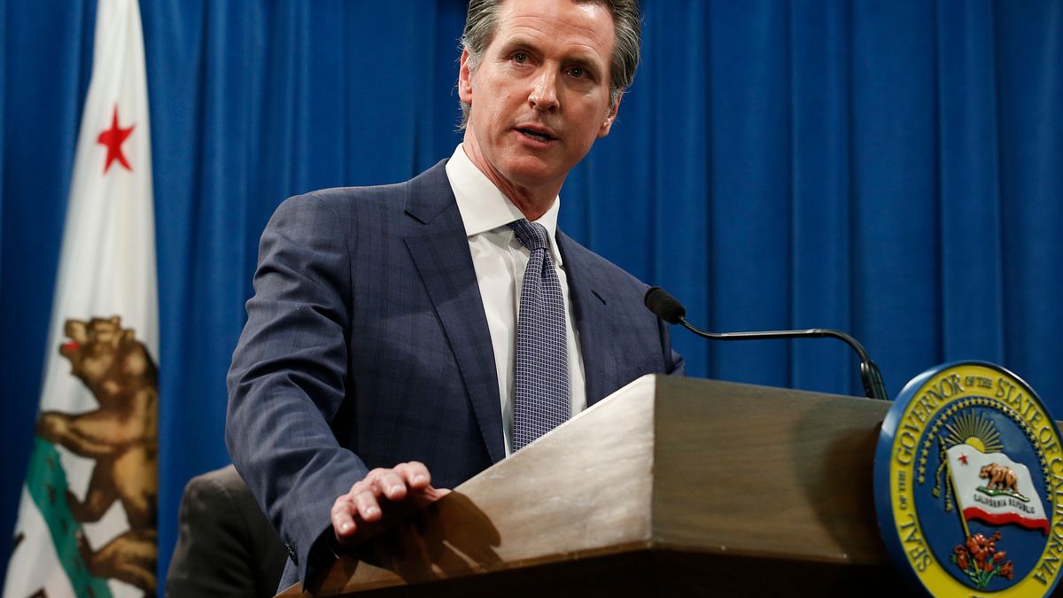 2020年3月4日,因應武漢肺炎(新冠肺炎)疫情,美國加州州長紐森(Gavin Newsom)宣布全州進入緊急狀態。(AP) 2020年3月4日,因應武漢肺炎(新冠肺炎)疫情,美國加州州長紐森(Gavin Newsom)宣布全州進入緊急狀態。(AP)