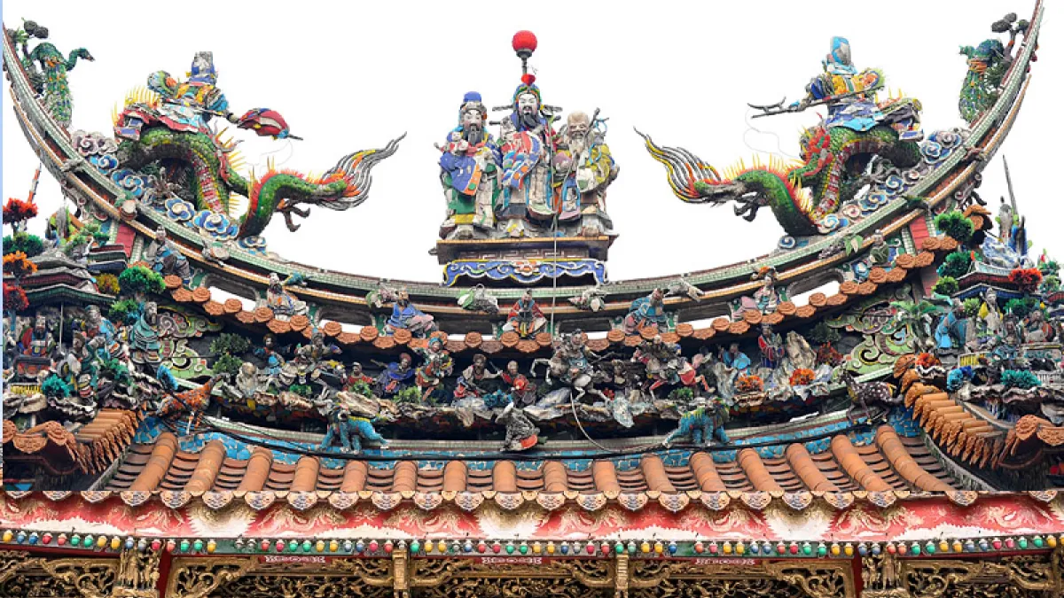 福祿壽三仙送財送子送壽,不過,當孫悟空能駕筋斗雲,網路飛速時代,老仙覺道行再高都無用武之地了。(取自:鎮瀾宮官網)