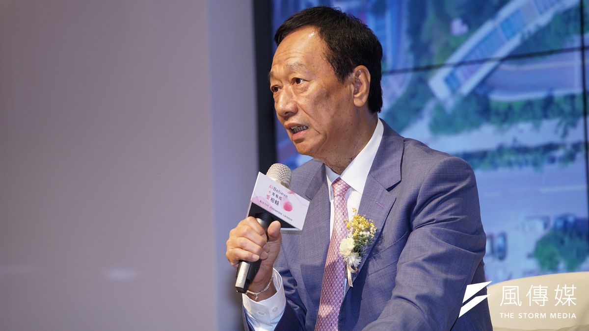 國民黨總統初選參選人郭台銘主張核四是否重啓,尊重公投結果。(盧逸峰攝) 國民黨總統初選參選人郭台銘主張核四是否重啓,尊重公投結果。(盧逸峰攝)