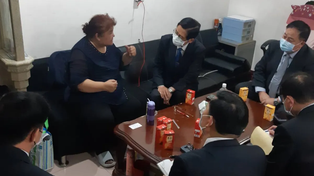 對於269旅黃姓中尉排長輕生一事,國防部長嚴德發慰問家屬。(資料照,國防部提供)