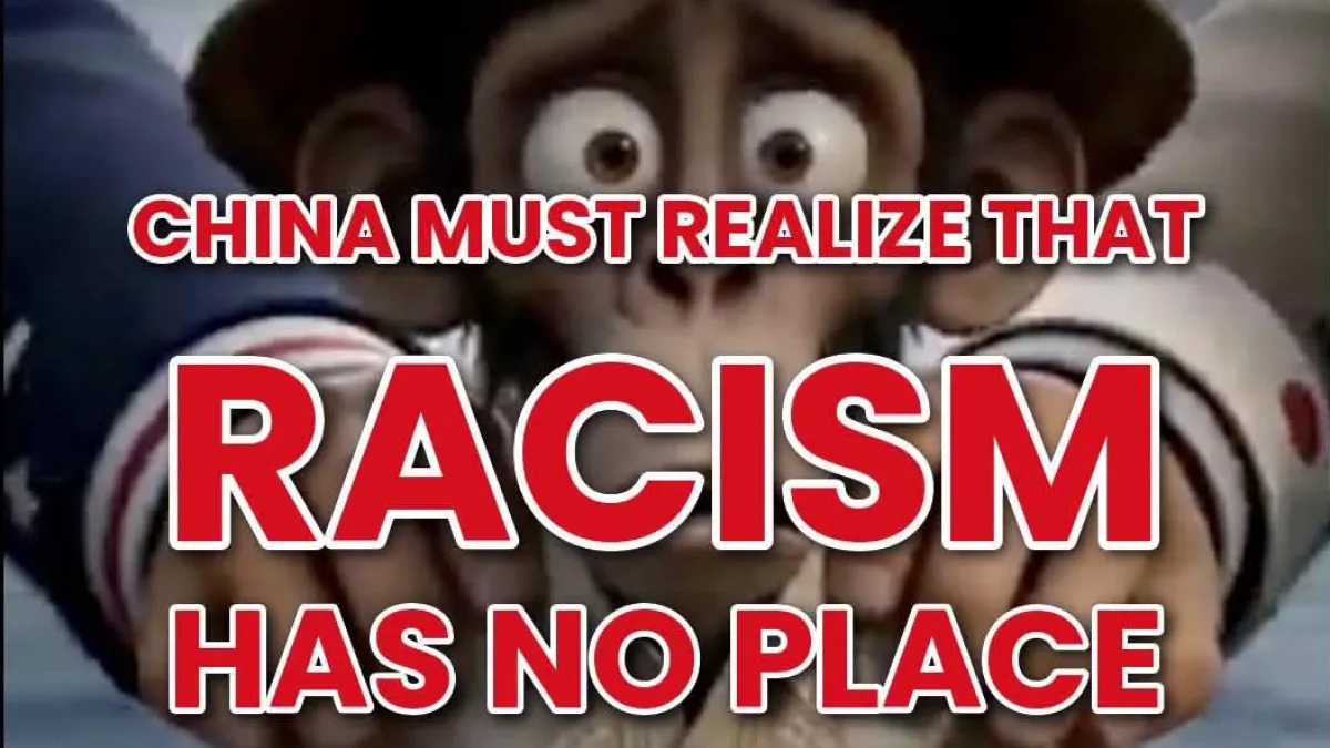 Racism has no place in this day and age — and racism meant to belittle another race deserves nothing but condemnation. Filipinos are not monkeys!(Screen shot from Jay Tarriela FB)