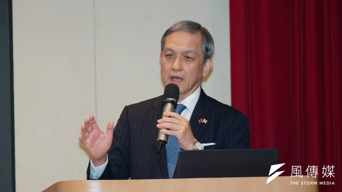 印太戰略智庫於2026年10月11日舉辦台日科技未來論壇研討會,圖為前日本自衛隊陸上幕僚長岩田清文。(蔡親傑攝)