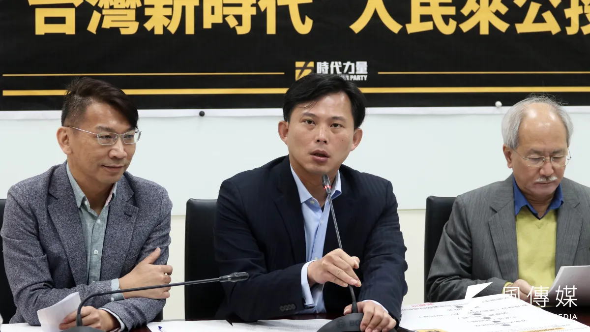時代力量主席黃國昌強調,時代力量的長期目標是消滅及邊緣化國民黨,讓兩個本土政黨可以良性競爭。(資料照,蘇仲泓攝)
