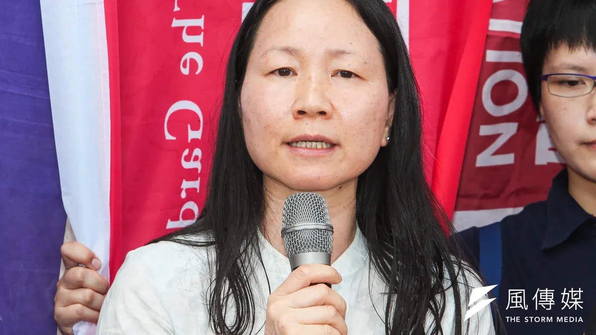 三八婦女節前夕,婦女新知基金會召開記者會,要求蔡英文、民進黨應有積極作為兌現婚姻平權政見,而非再拿《同性伴侶法》假裝婚姻平權。圖為婦女新知基金會董事長沈秀華(資料照片,陳明仁攝)