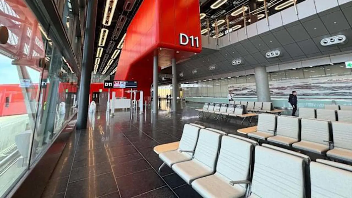 台湾・桃園国際空港第3ターミナルの北搭乗コンコースは12月1日に正式に試験運用を開始。空港の年間旅客処理能力を約580万人分拡大できる。(林國顯氏のFacebookより)