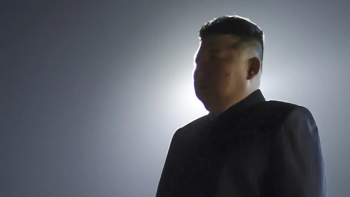 2024年6月18日,俄羅斯總統普京和北韓領導人金正恩在平壤會晤。(美聯社)