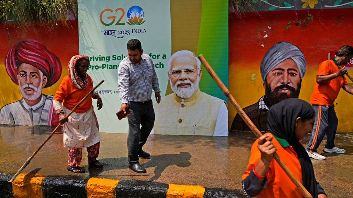 2023年二十國集團(G20)峰會主辦國為印度,9月9日將登場。(AP) 2023年二十國集團(G20)峰會主辦國為印度,9月9日將登場。(AP)