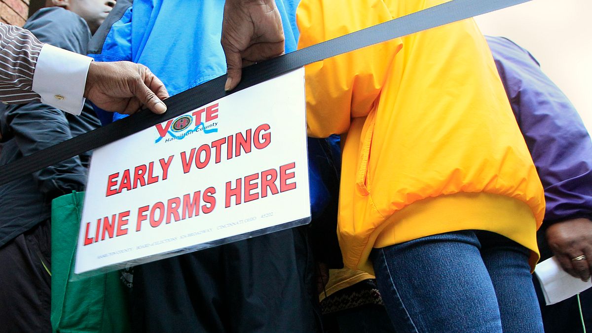 提前投票(early voting)是美國總統選舉一大特色(AP) 提前投票(early voting)是美國總統選舉一大特色(AP)