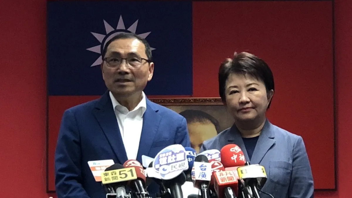 新北市長侯友宜與團隊今(8)日赴臺中市進行交流,謝謝盧秀燕市長及團隊熱情接待。(圖/李梅瑛攝)