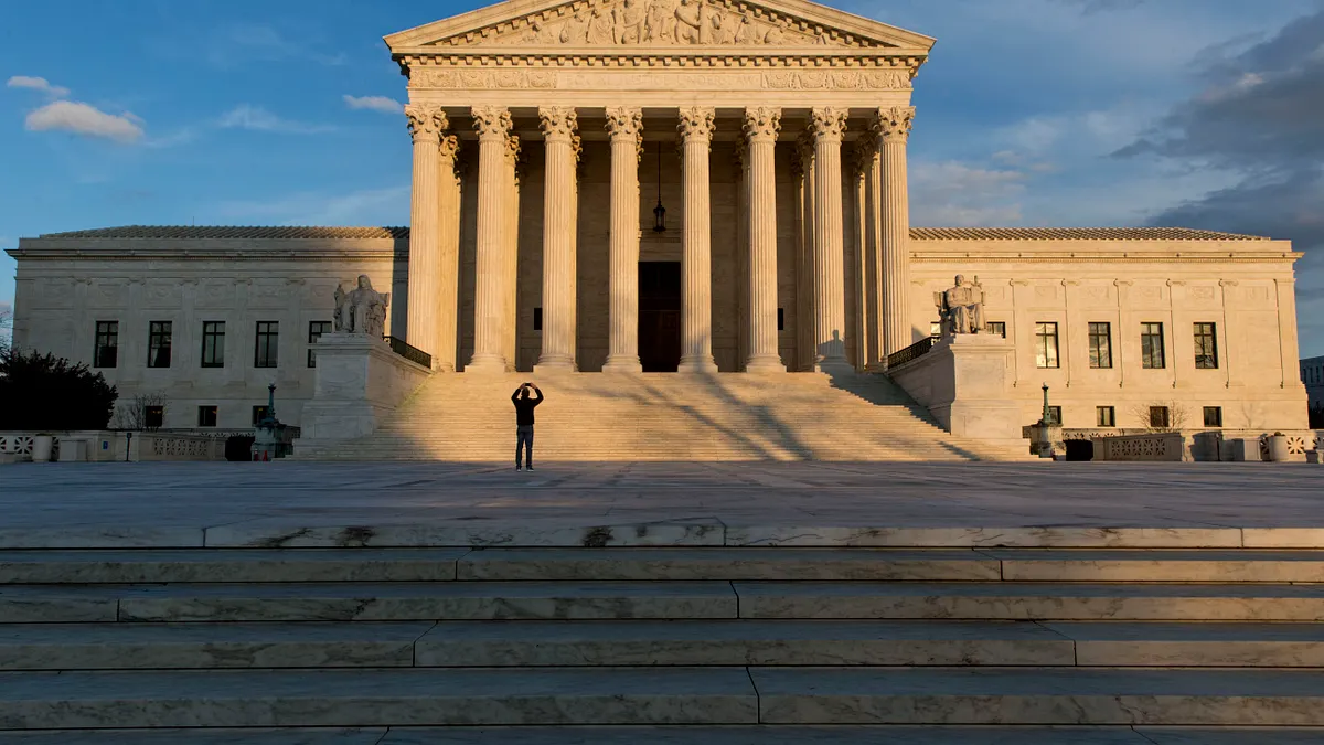 美國最高法院外觀。(美聯社)