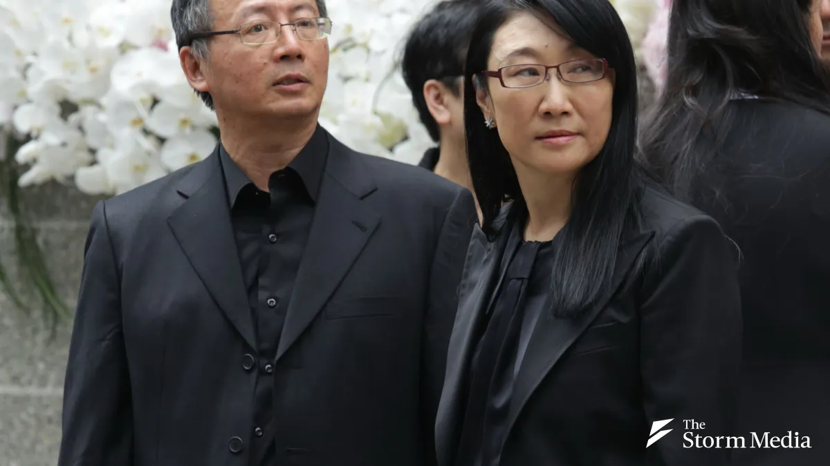 Once a model broadcaster known for professionalism over profits, TVBS was led by HTC's tech-industry figures Chen Wen-chi (left) and Cher Wang (right). (Storm Media archive photo)