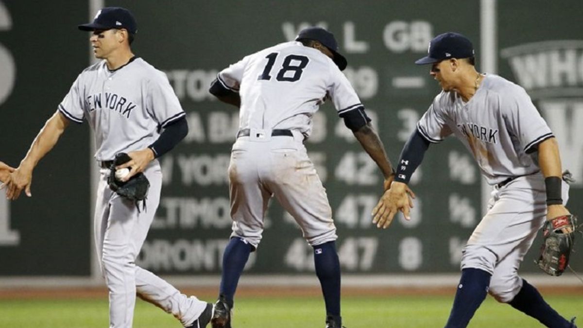 洋基外卡第一的寶座岌岌可危。 (美聯社) 洋基外卡第一的寶座岌岌可危。 (美聯社)