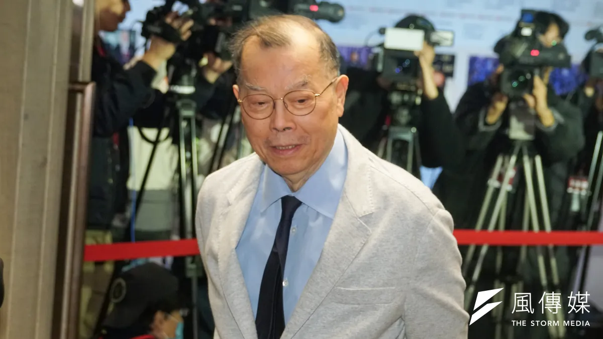 力積電董事長黃崇仁。(蔡親傑攝)