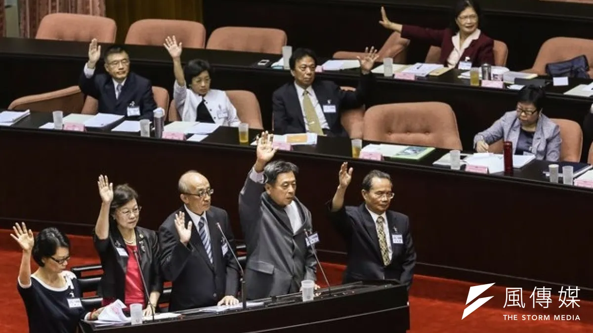 國民黨舉行座談會,邀請監委被提名人「自清」,但立委出席冷清。(圖為立法院審查監委資格時場景。林韶安攝)