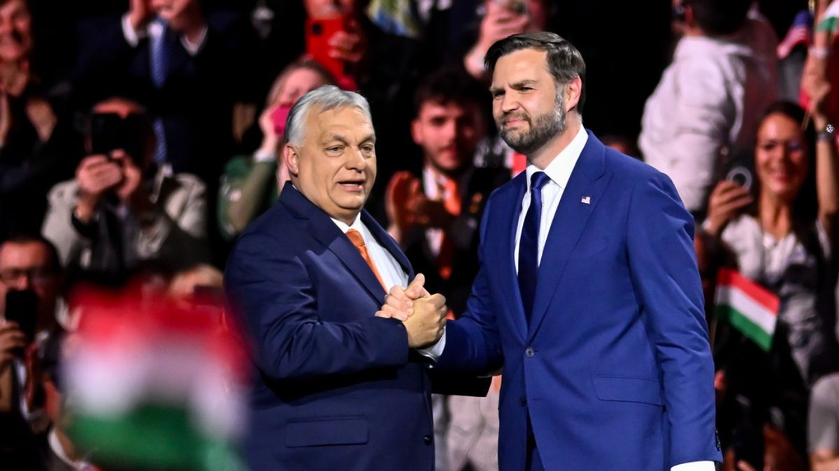 美國版「死亡之握」?范斯專程飛往匈牙利站台,強人總理奧班支持率卻一路向下