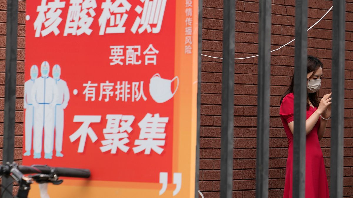 2022年,中國對新冠疫情堅持「清零」,嚴格要求全民進行核酸檢測(AP) 2022年,中國對新冠疫情堅持「清零」,嚴格要求全民進行核酸檢測(AP)