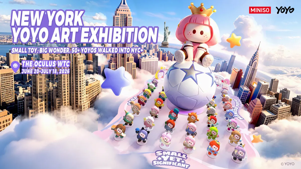 MINISO to Present Biggest-Ever YOYO Art Exhibition at The Oculus, Bringing Fifty Life-sized YOYO Figures into the Heart of NYC