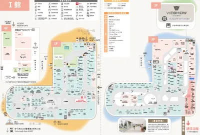 林口三井OUTLET平面圖。(圖/取自林口三井OUTLET官網)