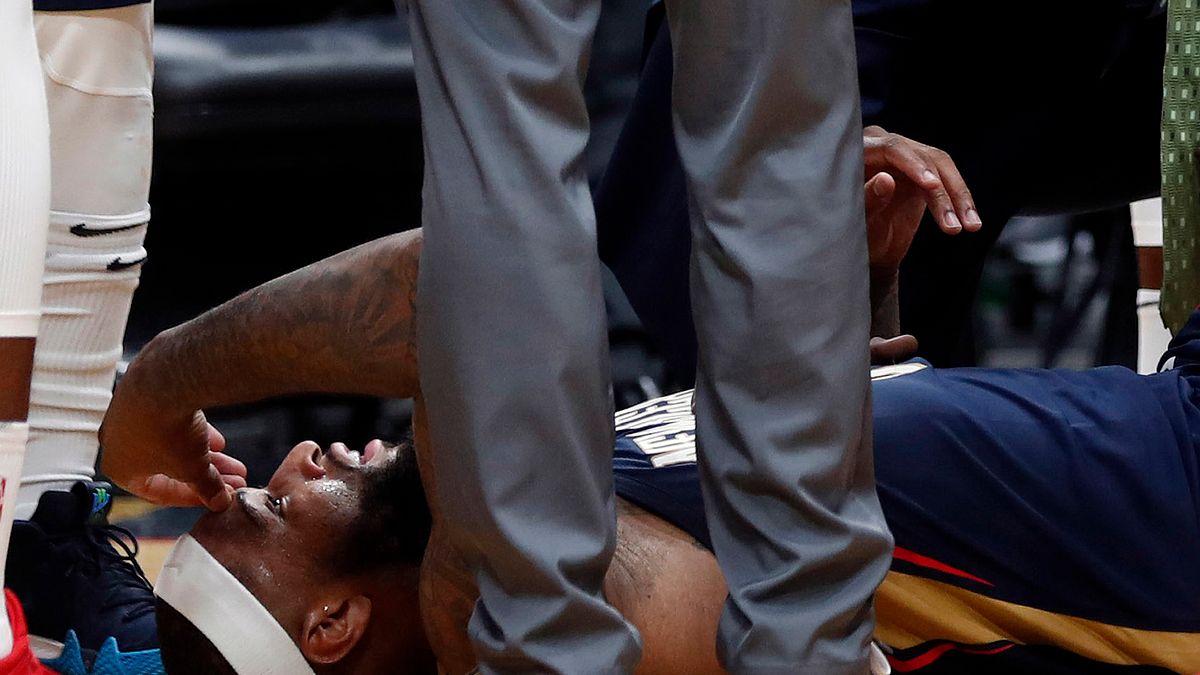 卡珍斯(DeMarcus Cousins)傷了左十字韌帶,恐缺席新球季。(美聯社) 卡珍斯(DeMarcus Cousins)傷了左十字韌帶,恐缺席新球季。(美聯社)