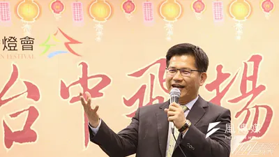 林佳龍10日下午召集市府520名公務員,和公務員搏感情,演講「城市行動派」,傳達他的施政理念。(資料照片,林韶安攝)