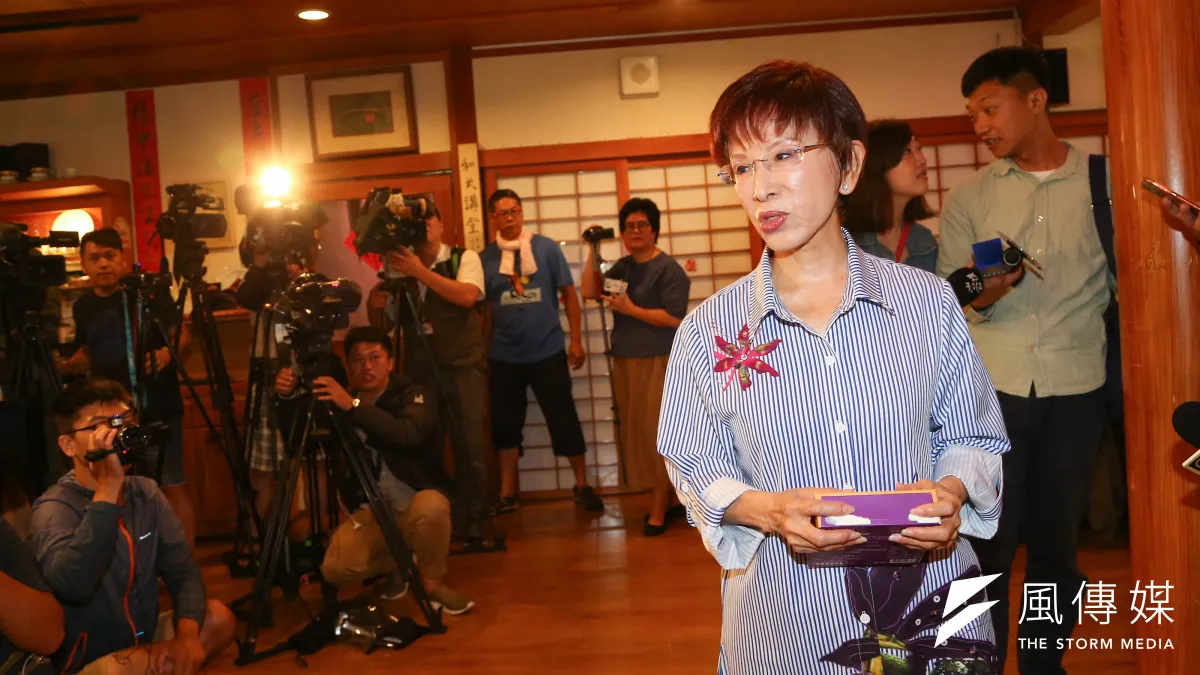 前立法院副院長洪秀柱(見圖)9日接受媒體聯訪,說明入籍台南參選立委事宜。(顏麟宇攝)