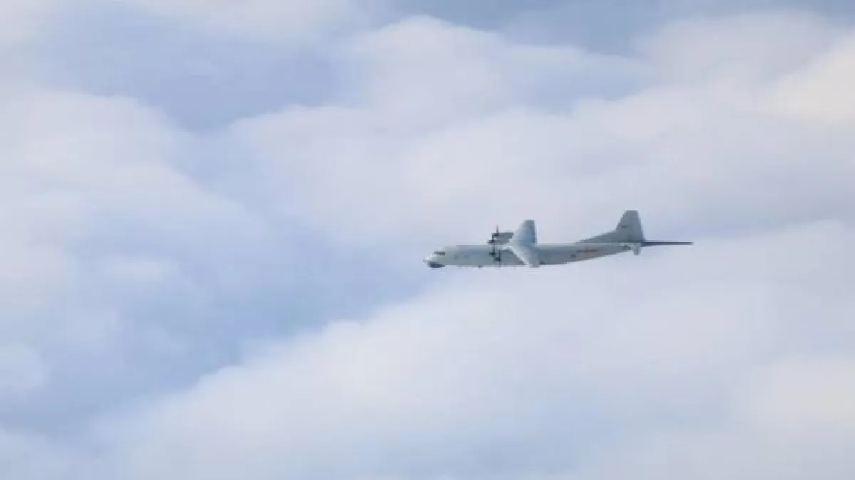 空軍司令部稍早發布訊息,證實今(5)天再有共機侵擾我西南空域。圖為運-8反潛機。(空軍司令部提供)
