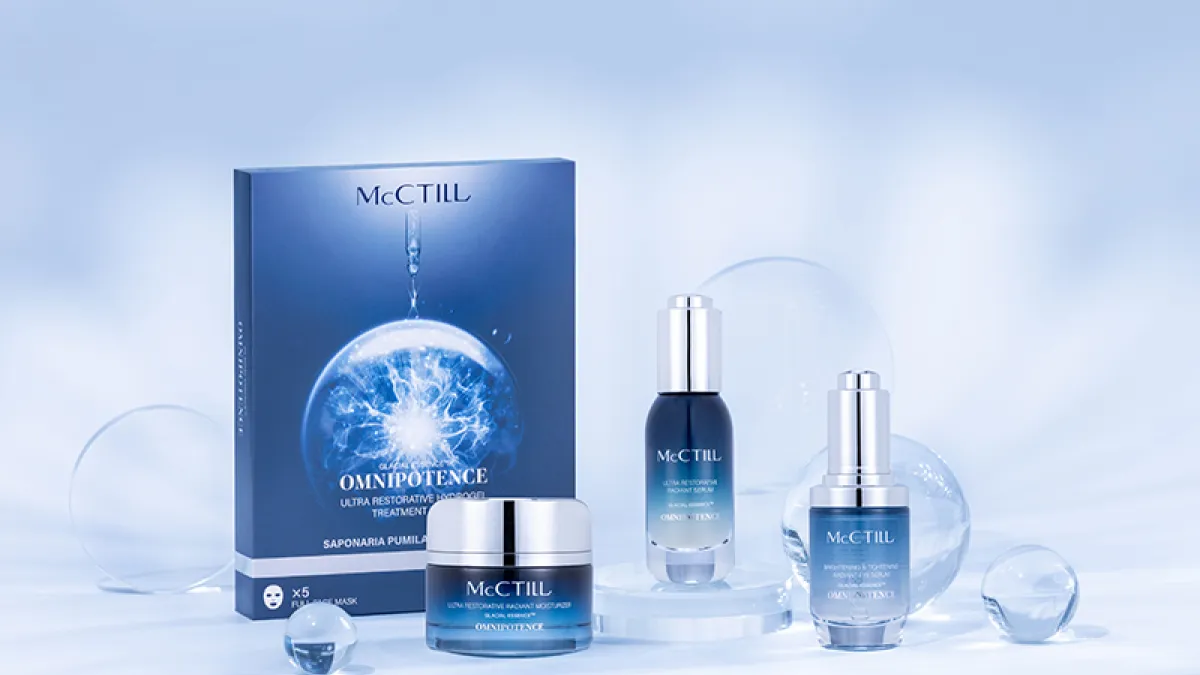 McCTILL GLACIAL ESSENCE™ 全方位奧秘修護系列全商品。(圖/McCTILL美珂媞歐)