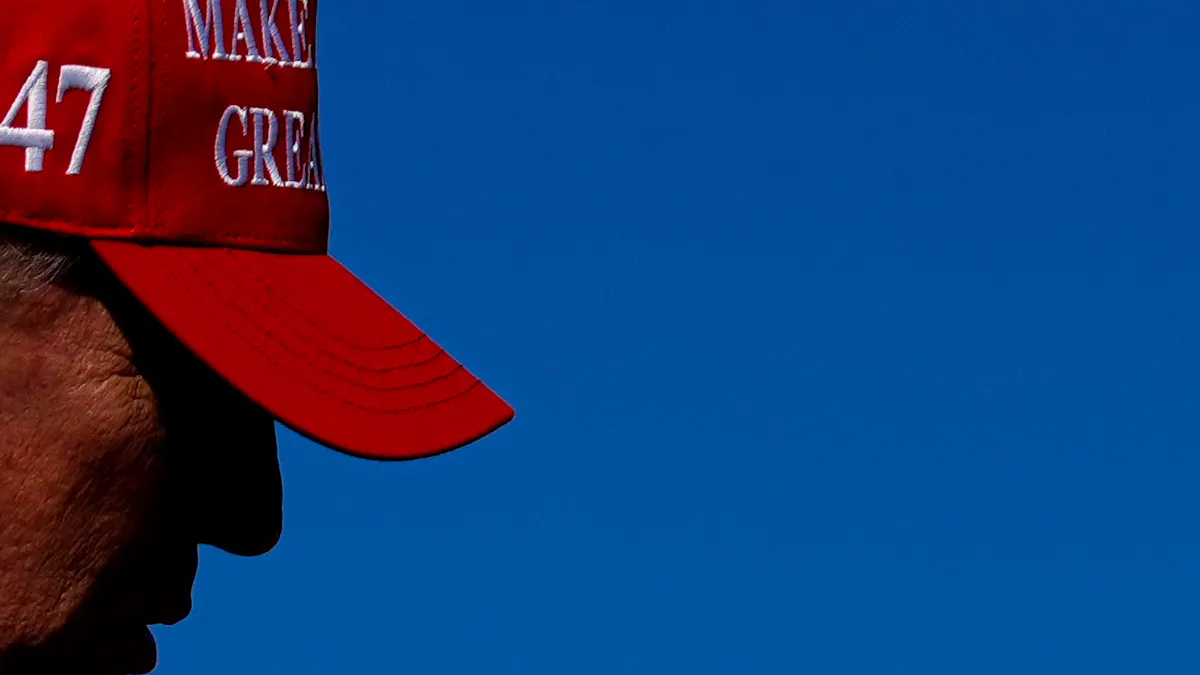 アメリカ大統領トランプ。(AP通信)