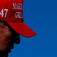 アメリカ大統領トランプ。(AP通信) アメリカ大統領トランプ。(AP通信)