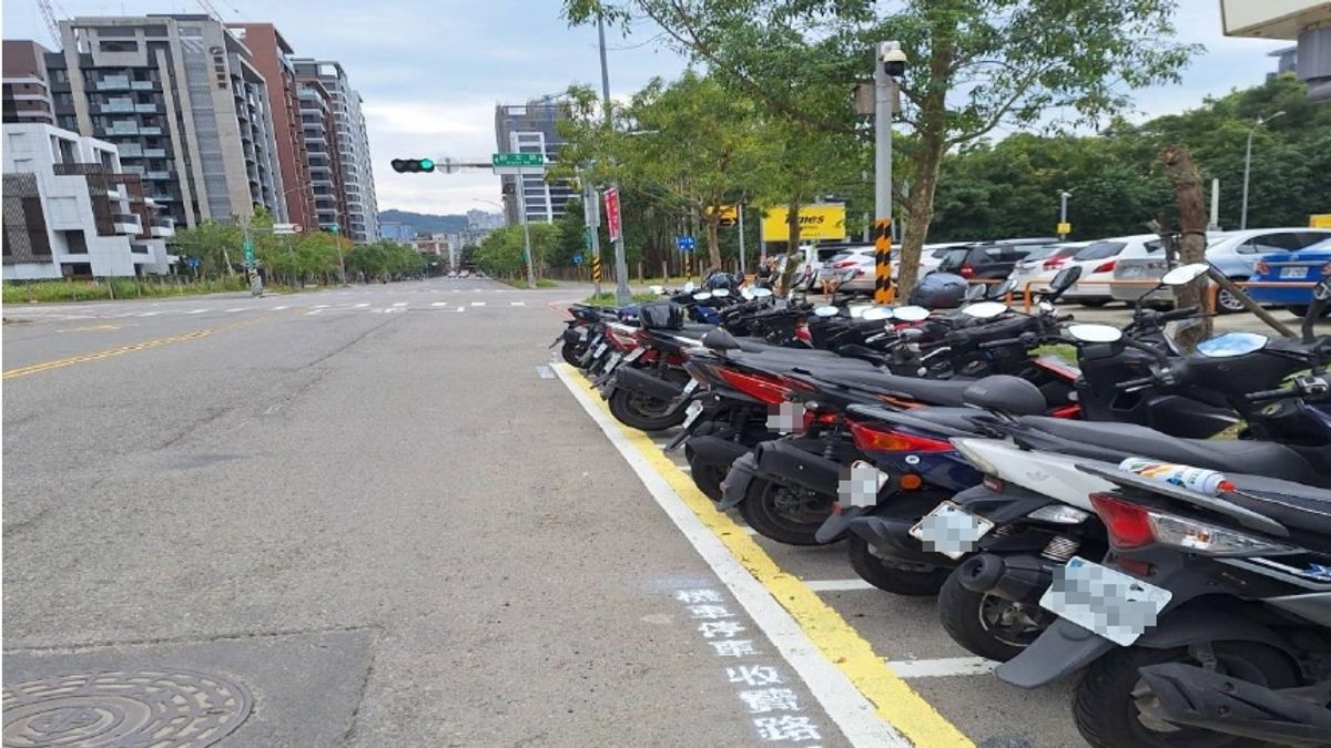 機車停車收費路段相片。(圖/新北市交通局提供) 機車停車收費路段相片。(圖/新北市交通局提供)