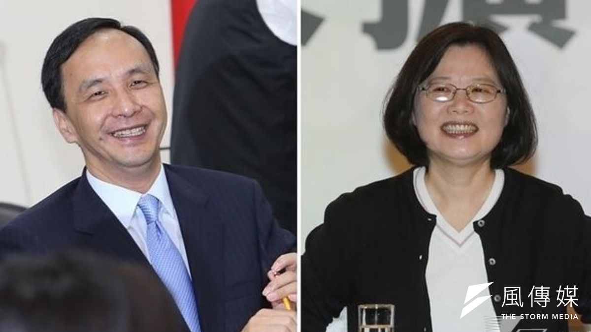 蔡英文、朱立倫先後對修憲與朝野對話問題呼應。(余志偉攝) 蔡英文、朱立倫先後對修憲與朝野對話問題呼應。(余志偉攝)