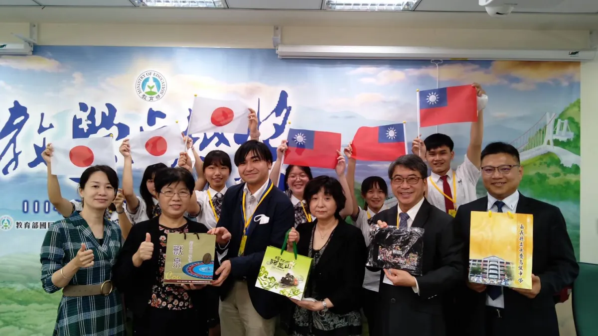 後疫情時代相見歡!永慶高中與日本宮城野高校進行實體交流。(圖/嘉義縣政府提供)