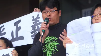 松菸公園催生聯盟招集人游藝15日發出聲明,呼籲台北市長柯文哲不該和遠雄合意解約。(資料照片,蔡耀徵攝)
