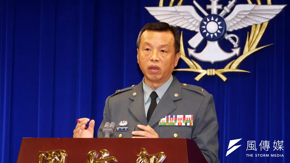 針對中國國家主席習近平昨日發表「告台灣同胞書」,國防部發言人陳中吉少將今(3)日表示,捍衛中華民國生存發展、台澎金馬福祉安全是國軍的核心價值。(蘇仲泓攝)