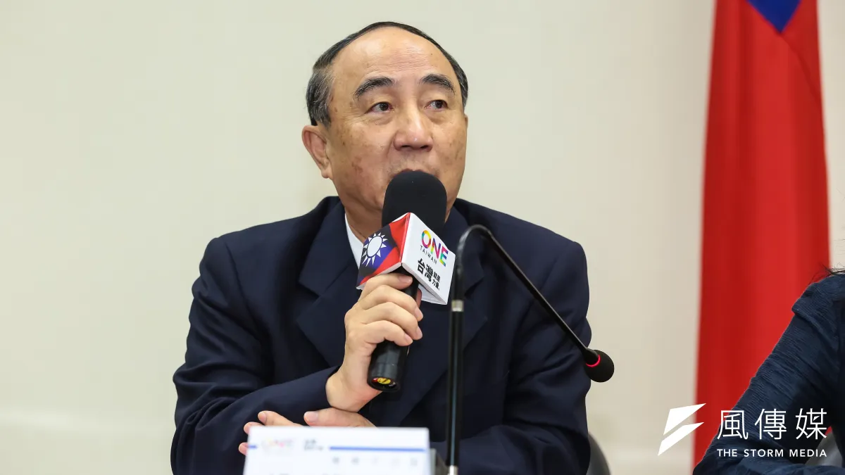 黃復興黨部書記長胡筑生說軍教盟是綠營外圍組織,被軍公教聯盟提告。(資料照,顏麟宇攝)