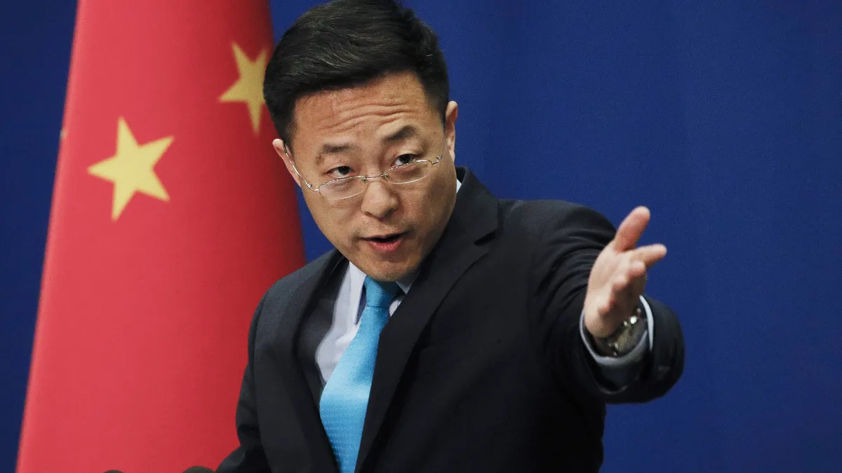中國外交部發言人趙立堅(AP)