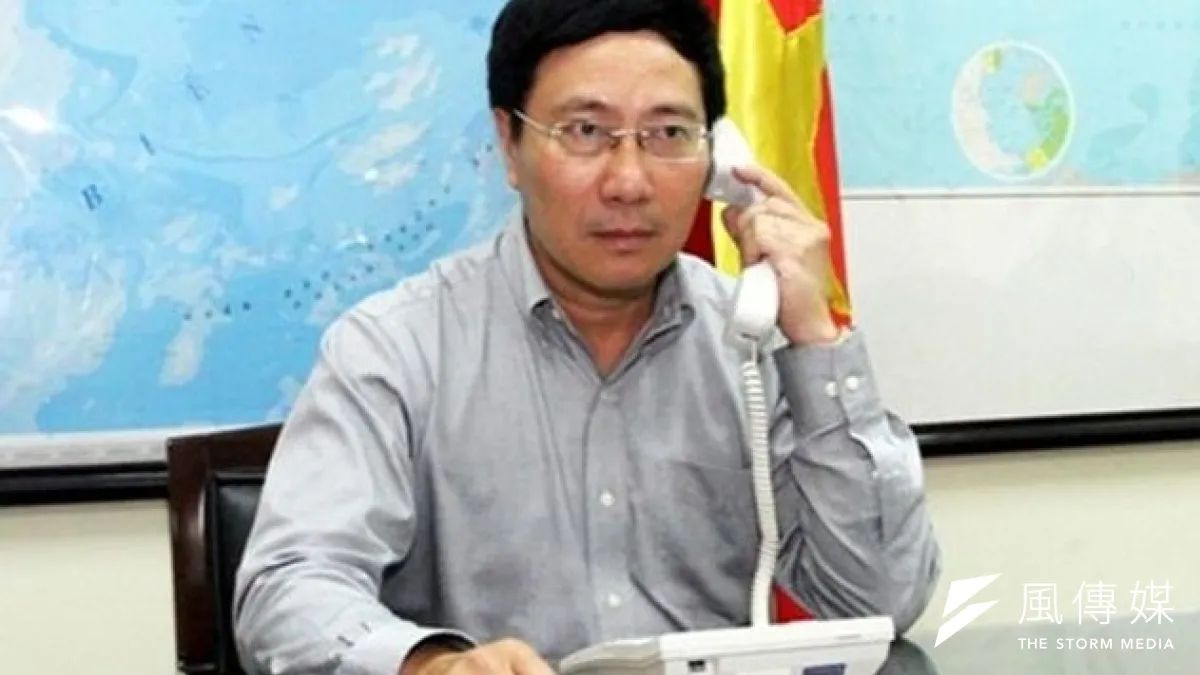 越南副總理兼外交部長范平明與多國外長表達保衛海域立場。(取自網路)
