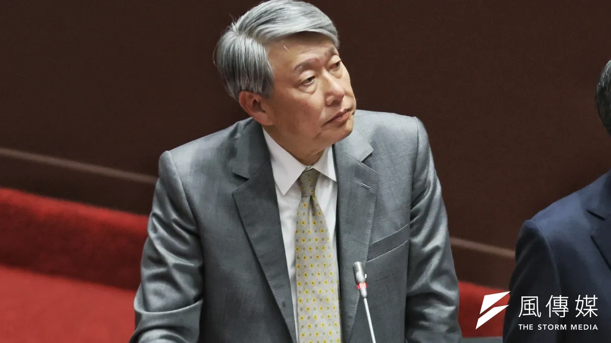 「驚世部長」郭智輝,這是那國的部長?(柯承惠攝)