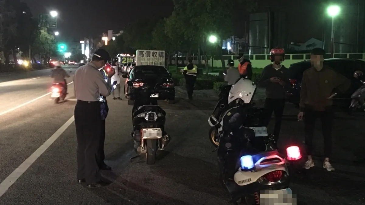 改裝車噪音擾民 竹南警出動抓車